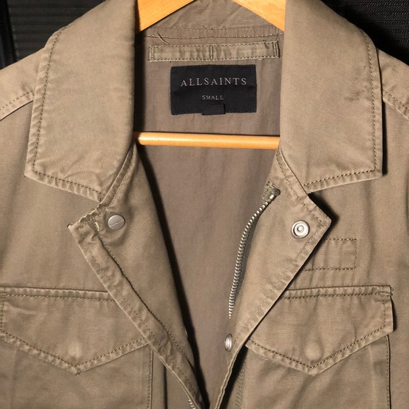 All Saints Military Style Jacket Size Small - Picture 14 of 16